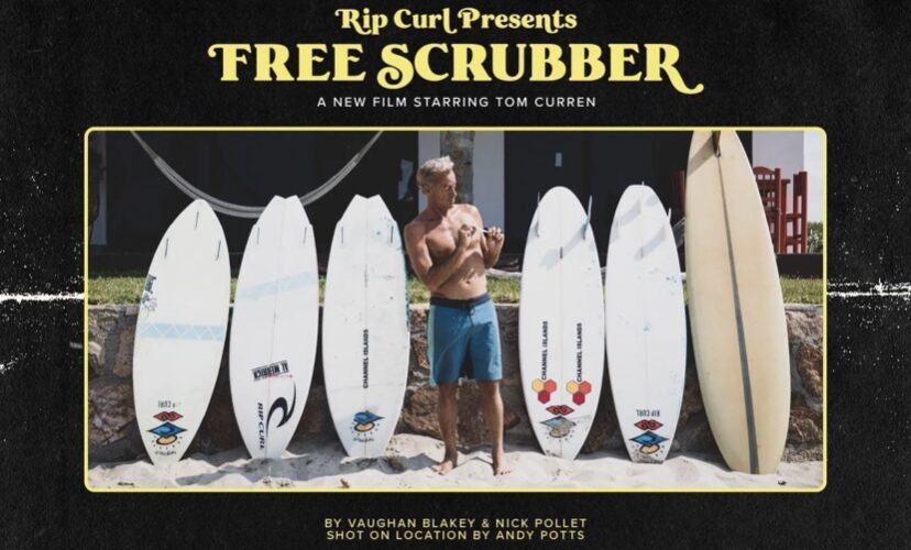 Tom Curren na essência em Free Scrubber